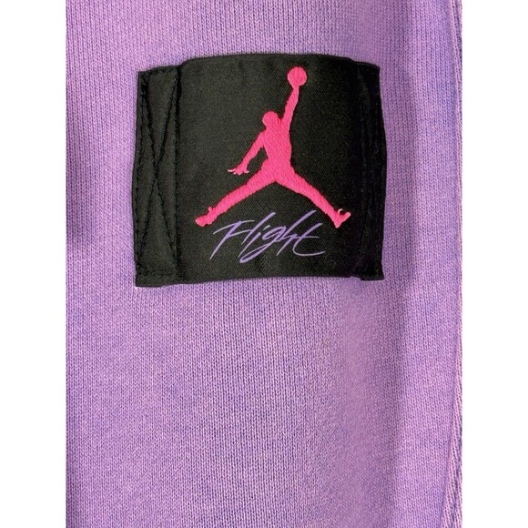 Jordan Flight Fleece Womens Wild Violet Pants Size XL - Picture 5 of 8